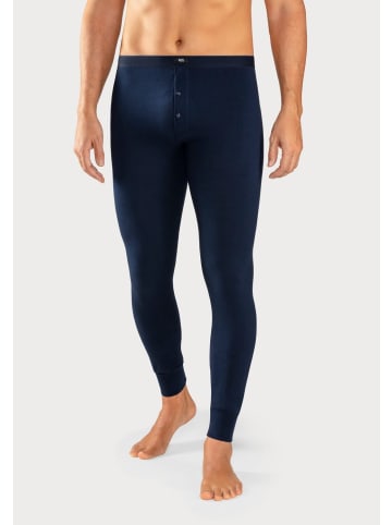 H.I.S Unterhose lang 2er Pack in Navy und Grau melange