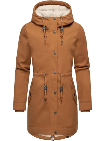ragwear Kurzmantel Canny Canvas in Brown Sugar