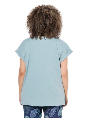 Ulla Popken Shirt in helles moosgrün