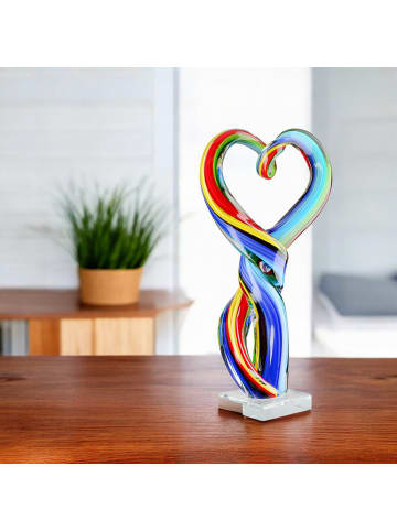 GILDE Skulptur Twist mehrfarbig - (H) 34 cm