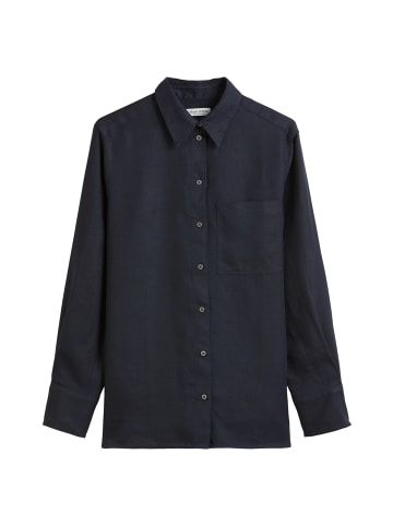 Marc O'Polo Leinenbluse regular in deep night blue