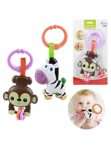 Toi-Toys Babyrassel Tiere Zebra oder Affe 3 Monate