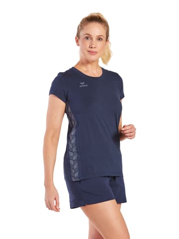 erima Damen Essential Team T-Shirt in new navy/slate grey