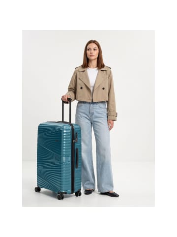Collection 02 THE LARGE 4 Rollen Trolley 77 cm turquoise metallic 2