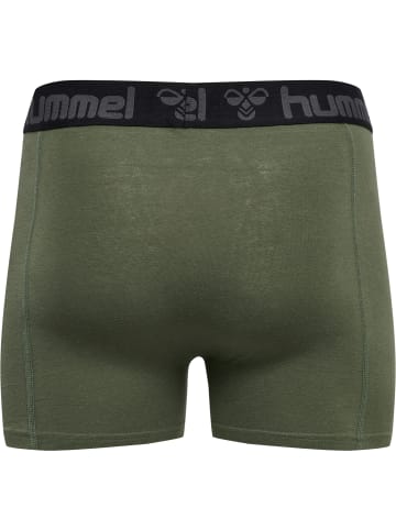 Hummel Boxershorts Hmlmarston 4-Pack Boxers in BLACK/THYME