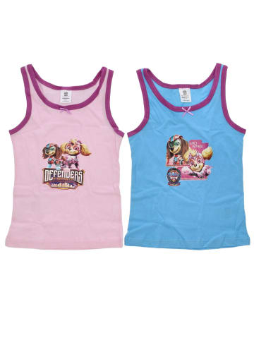 Paw Patrol Paw Patrol Mädchen Unterhemd 2er Set perfekt für den täglichen Spaß in Blau