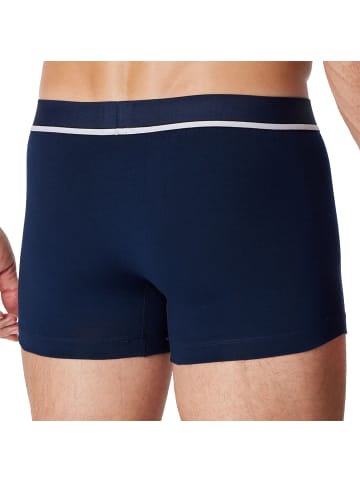 Schiesser Boxershort 3er Pack in Schwarz/Blau/Grau