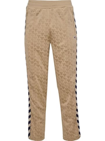 Hummel Sweat Pant "Archive Regular Poly Pants Aop" in Beige