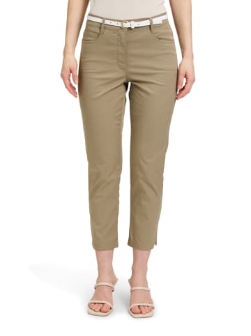 Betty Barclay Sommerhose mit Gürtel in Soft Olive