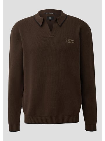 QS Strickpullover in 8947_dunkelbraun