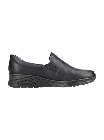 rieker Komfort Slipper in Schwarz