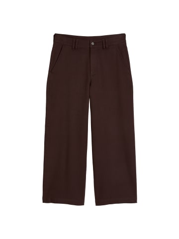Marc O'Polo DENIM Barrel Pants cropped in Burnt Aubergine