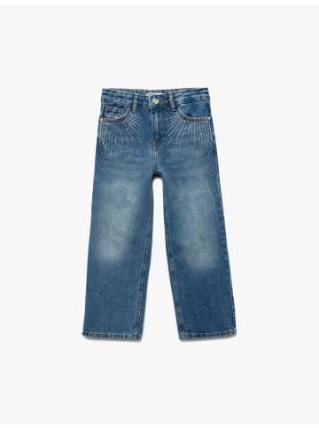 KOTON Hose in Mittel Indigo