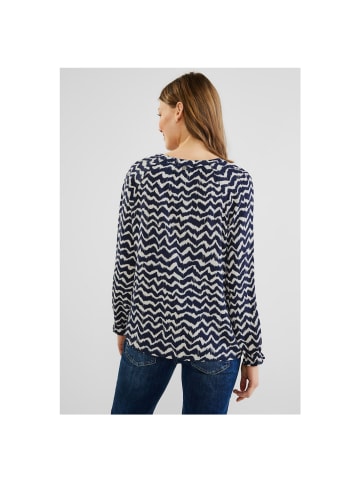 Street One Langarmbluse in deep blue