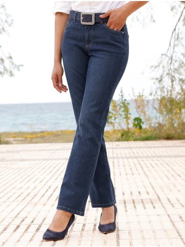 WITT WEIDEN 5-Pocket-Jeans in blue-stone-washed