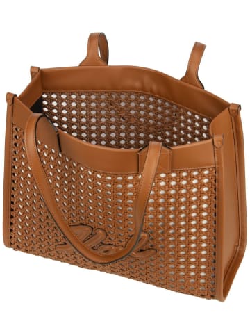 Karl Lagerfeld Shopper K/Skuare MD Woven in Dark Tan