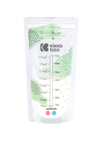 Kikkaboo Muttermilchbeutel 25 Stück in weiß