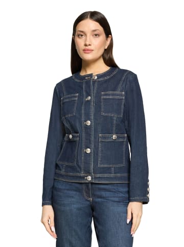 Betty Barclay Jeansjacke mit Knöpfen in Dark Blue Denim