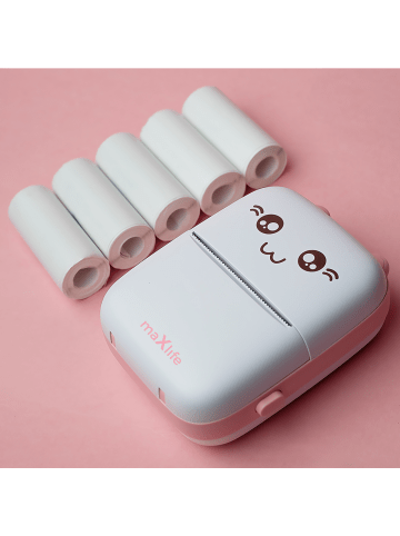 maXlife Maxlife Bluetooth Thermodrucker MXTP-100 rosa