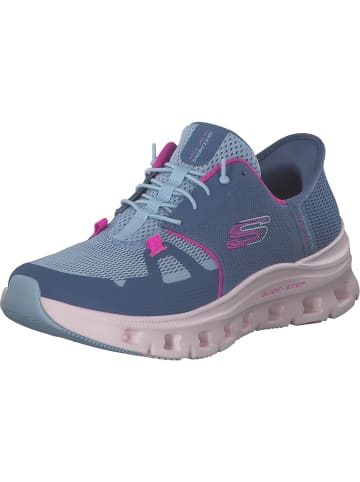 Skechers Slip-On-Sneaker in slate mesh / pink trim