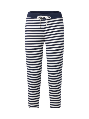 Skiny Pyjama-Hose in marine weiß