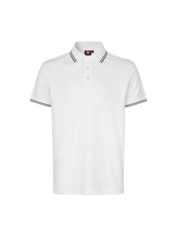 IDENTITY Polo Shirt stretch in Weiss