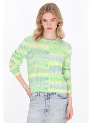 myMo Women Cardigan in green multicolor