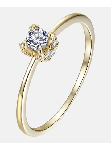 Diamant L'éternel Verlobungsring aus 375 Gelbgold mit 0.25 Karat Diamant