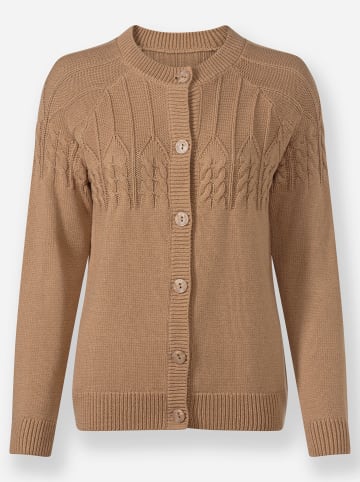 WITT WEIDEN Strickjacke in camel-meliert
