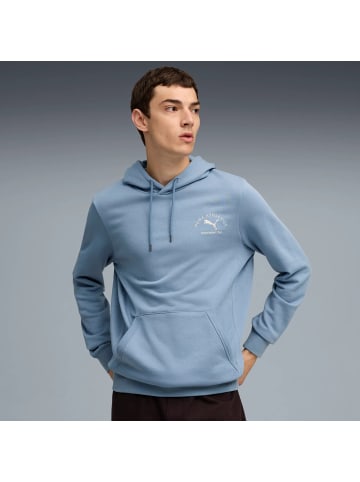 Puma Class Graphic Hoodie in Blau