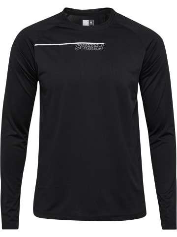 Hummel Hummel T-Shirt Hmlcourt Paddeltennis Herren Atmungsaktiv Leichte Design Feuchtigkeitsabsorbierenden in BLACK