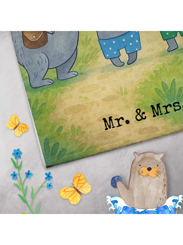 Mr. & Mrs. Panda Handtuch Klein Koala Familie zwei Design ohne S... in Weiß