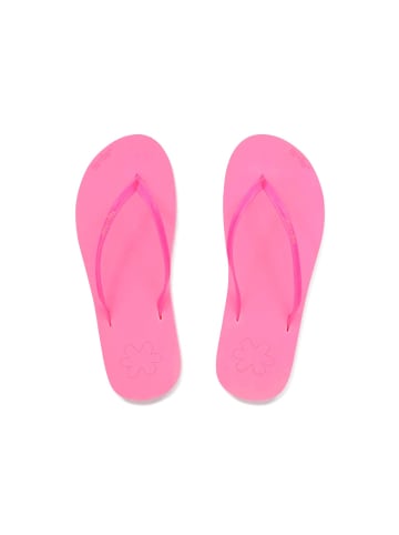 Flip Flop Zehentrenner "flip*noble" in neon pink