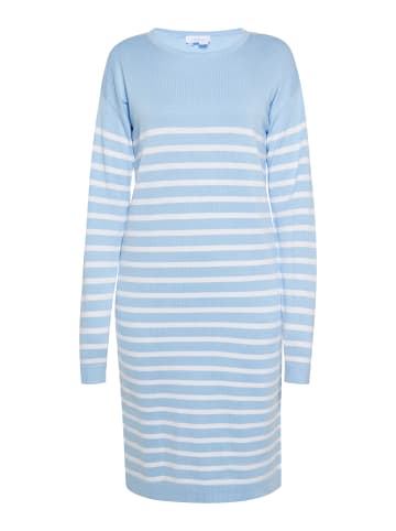 usha BLUE LABEL Damen Kleid in HELLBLAU WEISS