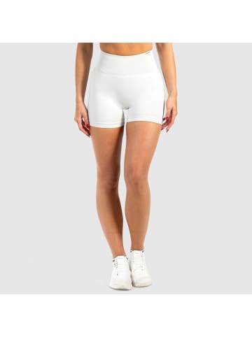 SMILODOX Shorts Issy Scrunch in Hellgrau