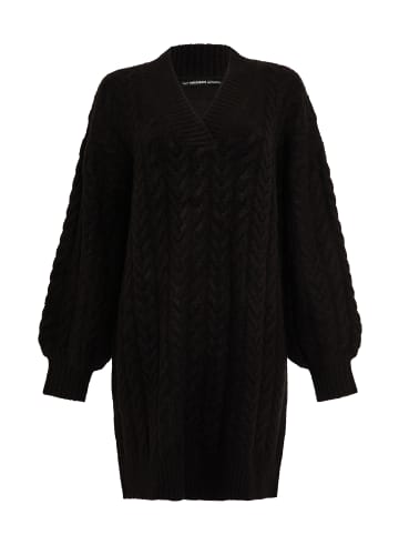 Threadbare Strickkleid THB Chalk Mid Length Knitted Jumper in Schwarz