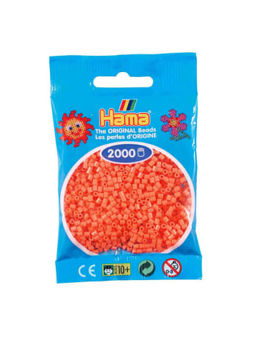 Hama Beutel mit 2000 Mini-Bügelperlen pastell rot - ab 10 Jahren
