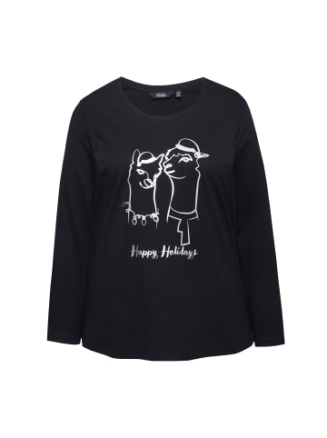 Ulla Popken Longsleeve in schwarz