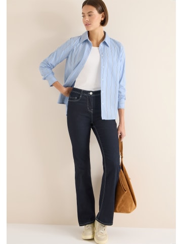 Cecil Gestreifte Hemdbluse in Fountain Blue