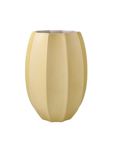 Goebel Vase " Concave " in Champagner