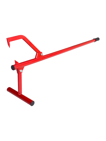 relaxdays Fällheber in Rot - (B)128,5 x (H)40,5 x (T)25 cm