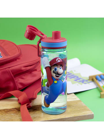 Geda Labels Trinkflasche Super Mario Classic Dimension in Blau - 700ml