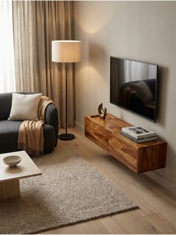 KADIMA DESIGN Lowboard Hängend Sheesham Massivholz 108x25x34 cm TV-Schrank ,