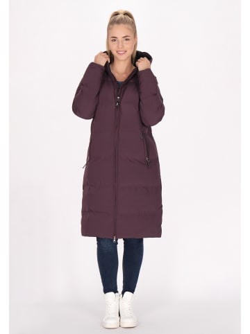 Schmuddelwedda Damen Wintermantel in Dunkelviolett