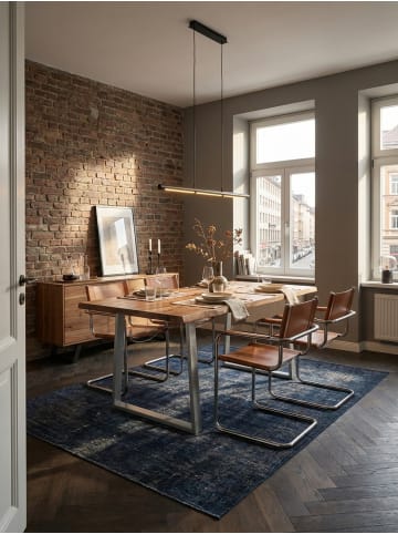 KADIMA DESIGN Esszimmertisch 120x60x76 cm Massivholz / Metall Esstisch
