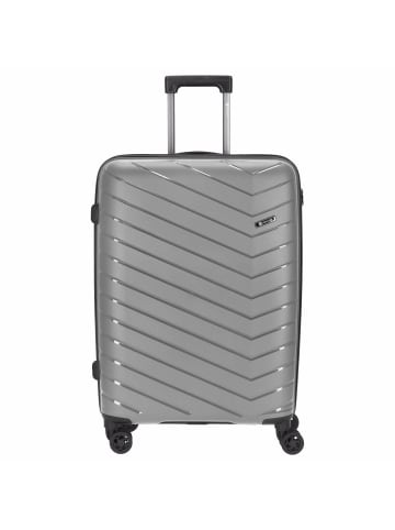 Check.In Orlando - 4-Rollen-Trolley 67 cm (gelb) in silber