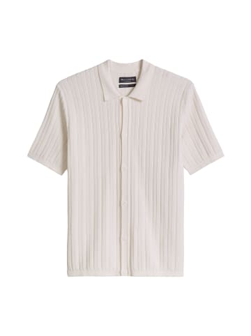 Marc O'Polo Polo-Strickjacke regular in White Cotton