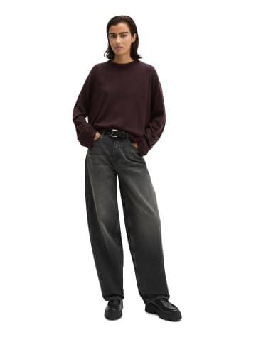 Marc O'Polo Strickpullover oversize in Black Cherry