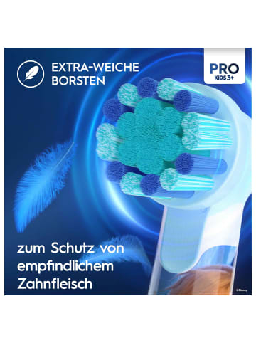 Oral-B Elektr. Kinderzahnbürste "Vitality Pro Kids Frozen" + 8 Aufsteckbürsten