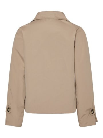 Vero Moda Girl Trenchcoat in Silver Mink